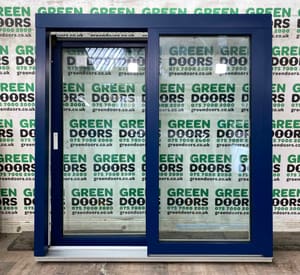 TRIPLE GLAZED SLIDING DOORS PATIO MODERN ALUCLAD ALUMINIUM WOOD ALI BRAND NEW