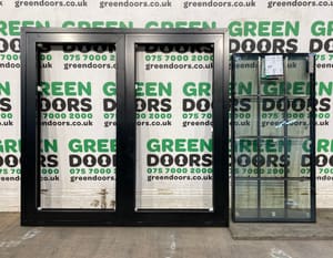 ORIGING BLACK CASEMENT WINDOW OUTWARDS OPENING ALUMINIUM HERITAGE GEROGIAN BARS