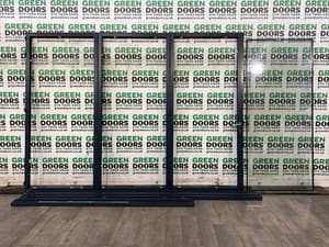 ALUMINIUM BI-FOLDING DOORS BI-FOLDS EXTERNAL ORIGIN EXTERNAL DOUBLE GLAZED NEW