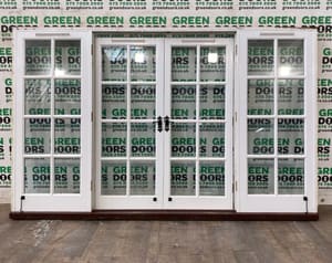 GEORGIAN BARS FRENCH DOORS WITH SIDELIGHTS TIMBER WOODEN ASTRAGAL BARS EXTERNAL