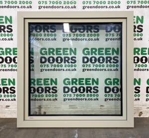 ALUMINIUM WOODEN CASEMENT WINDOW GREY INTERNORM EXTERNAL WOODEN EXTERIOR