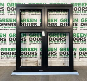 TALL BIG CASEMENT WINDOW ALUMINIUM ORIGIN EXTERNAL WIDE BLACK ORIGIN EXTERNAL
