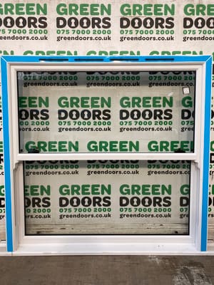 PVCU BOX SASH WINDOW PLASTIC UPVC WHITE EXTERNAL WIDE DOUBLE GLAZED BRAND NEW