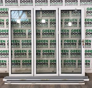 BIFOLDS TIMBER BI-FOLDING DOORS PATIO EXTERNAL EXTERIOR SLIDING HARDWOOD WOODEN