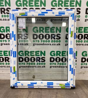 TOP HUNG UPVC WINDOW CASEMENT EXTERNAL OPENING WHITE BRAND NEW DOUBLE GLAZED