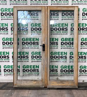 SOLID OAK FRENCH DOORS WOODEN EXTERNAL DOUBLE GLAZED WIDE EXTERIOR HARDWOOD