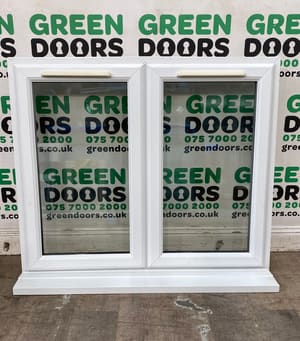 UPVC CASEMENT WINDOW EXTERNAL DOUBLE GLAZED EXTERIOR TWO PANE EXTERNAL WHITE