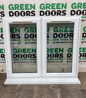 USED UPVC CASEMENT WINDOW EXTERNAL EXTERIOR DOUBLE GLAZED OUTWARDS PLASTIC