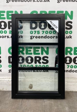 HERITAGE ALUMINIUM CASEMENT WINDOW BLACK ALUCO ASTRAGAL GEORGIAN BARS ALI