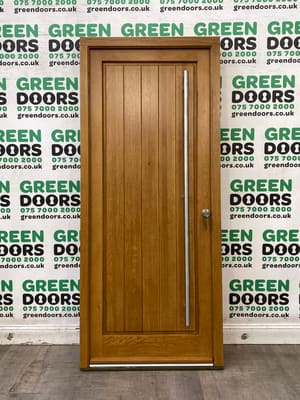 SOLID OAK FRONT DOOR BACK HARDWOOD TIMBER KLOEBER EXTERNAL EXTERIOR WOODEN NEW