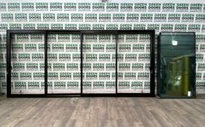BLACK ALUMINIUM SLIDING DOORS CORTIZO SLIDERS PATIO WIDE ALI EXTERNAL DOUBLE