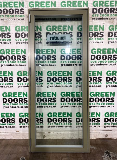 Grey Aluminium Back door