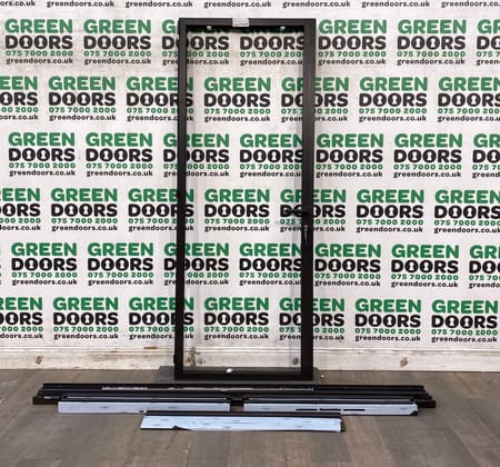 Brown Aluminium Back door