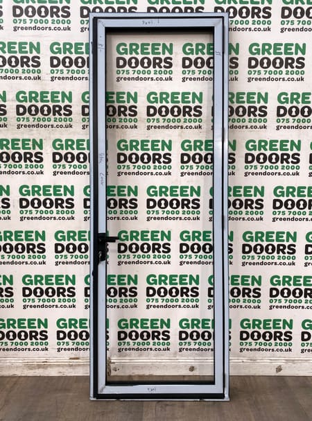 Grey Aluminium Back door
