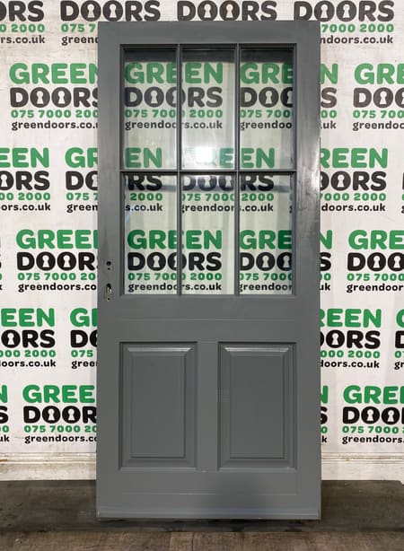 Grey Wooden Back door