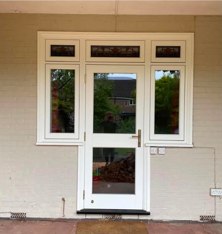 Wooden Back door