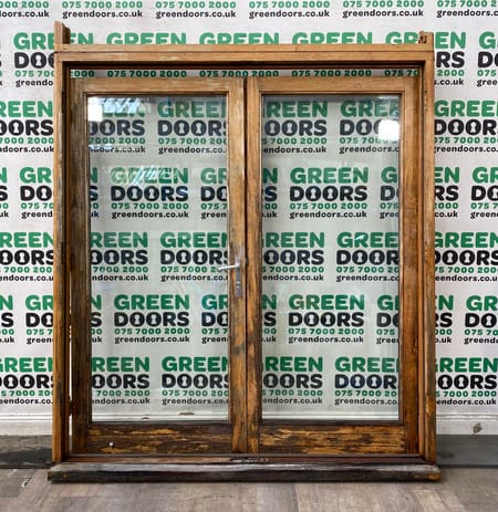Wooden French doors