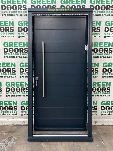 Grey Wooden Front door