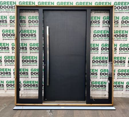 Grey Aluminium Front door