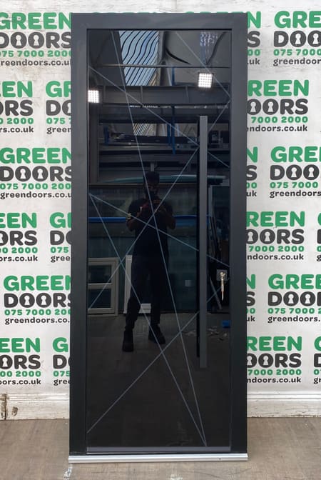 Black Aluminium Front door