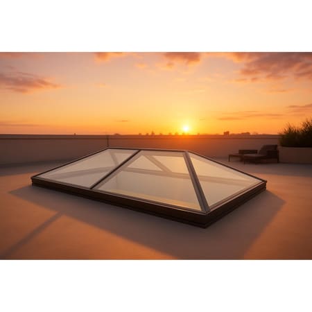Black Aluminium Roof lantern / Skylight