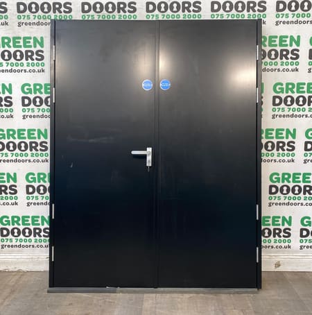 Black Steel Back door