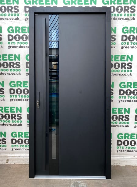 Grey Aluminium Front door