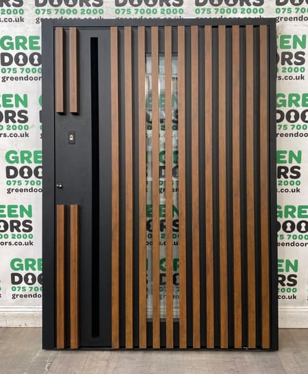 Brown Aluminium Front door
