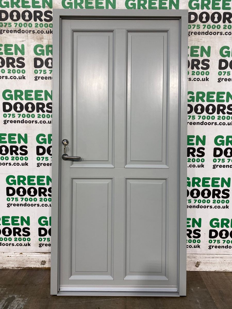 Grey Aluminium Back door