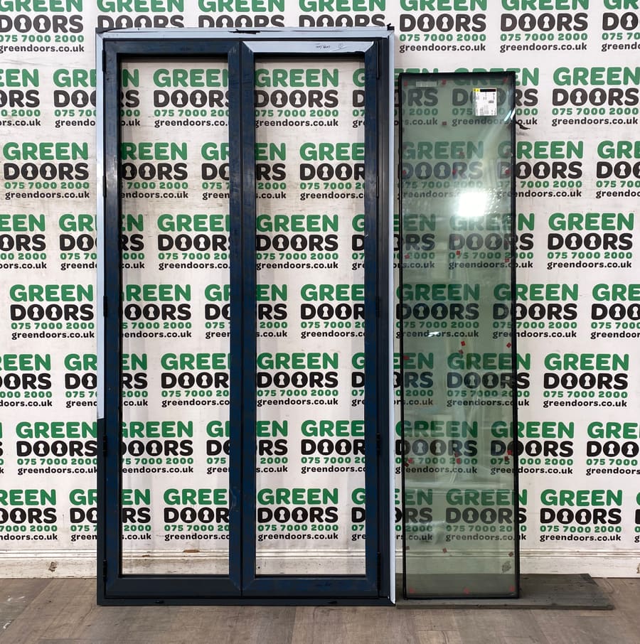 Grey Aluminium Bi-folding doors