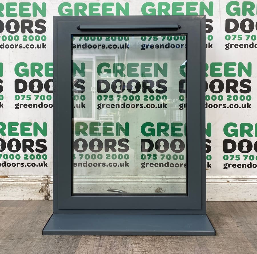 Grey Aluminium Casement window