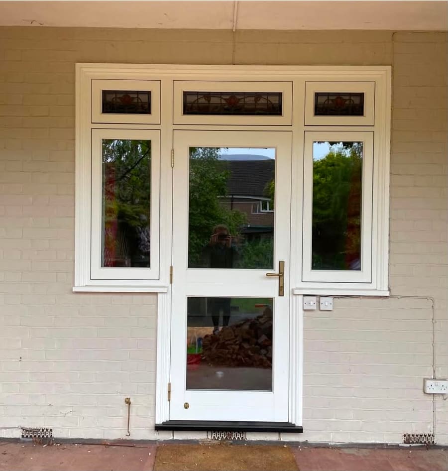 Wooden Back door