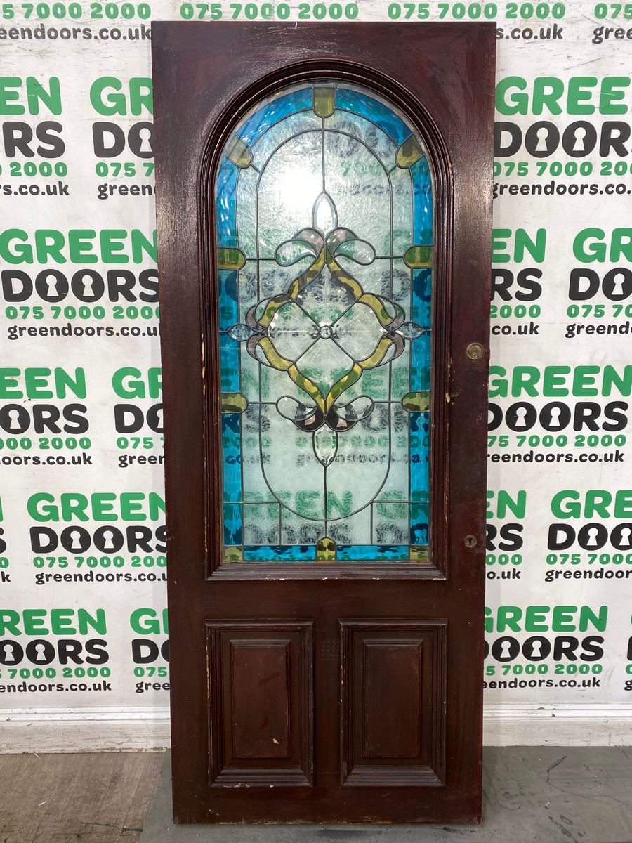 Decorative Glass Front door