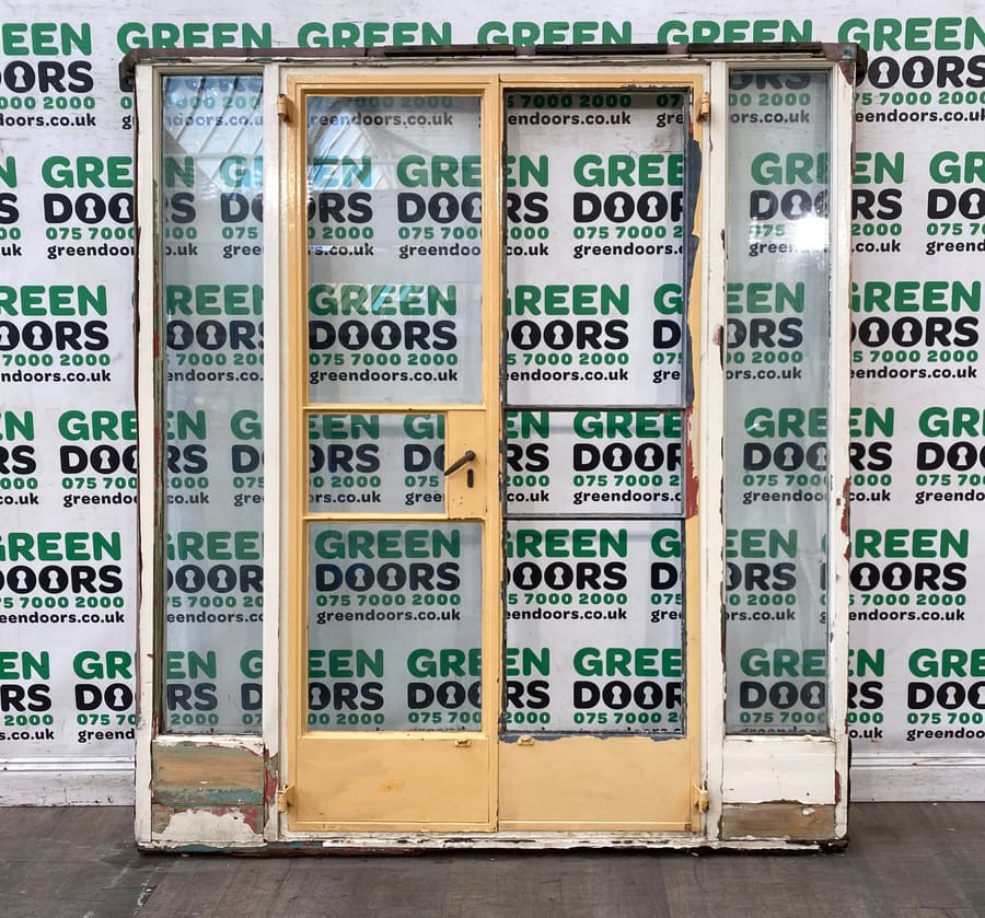 Steel French doors