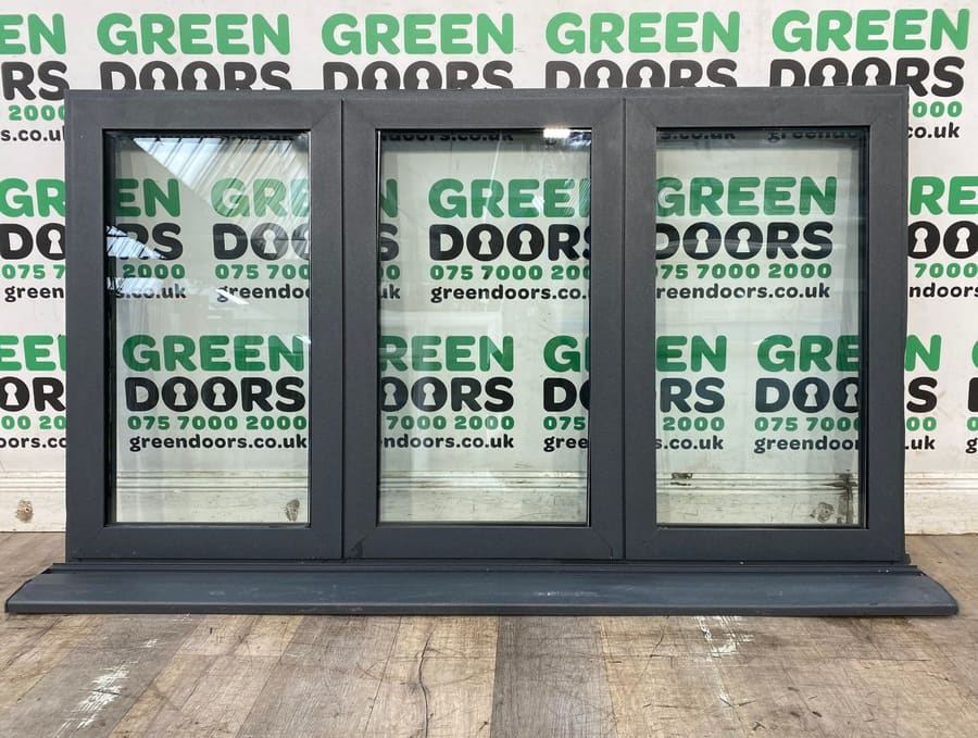 Grey Aluminium Casement window