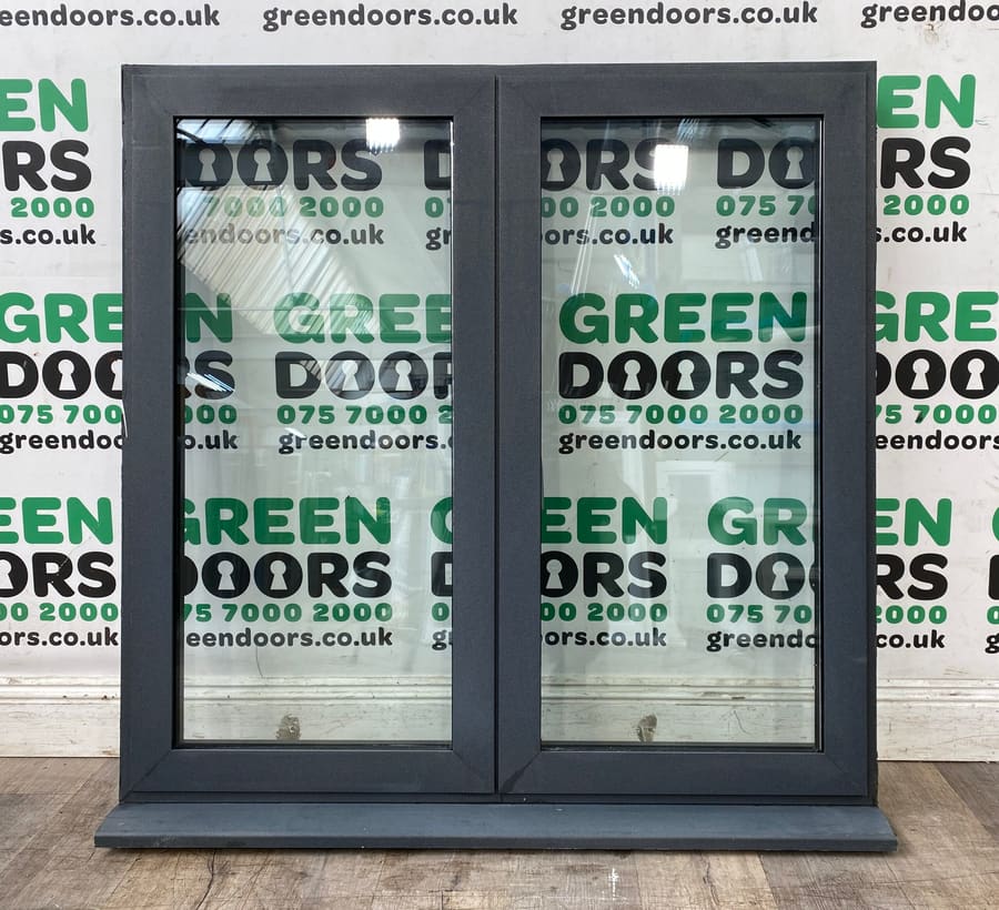 Grey Aluminium Casement window