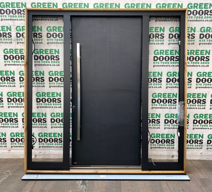 Grey Aluminium Front door
