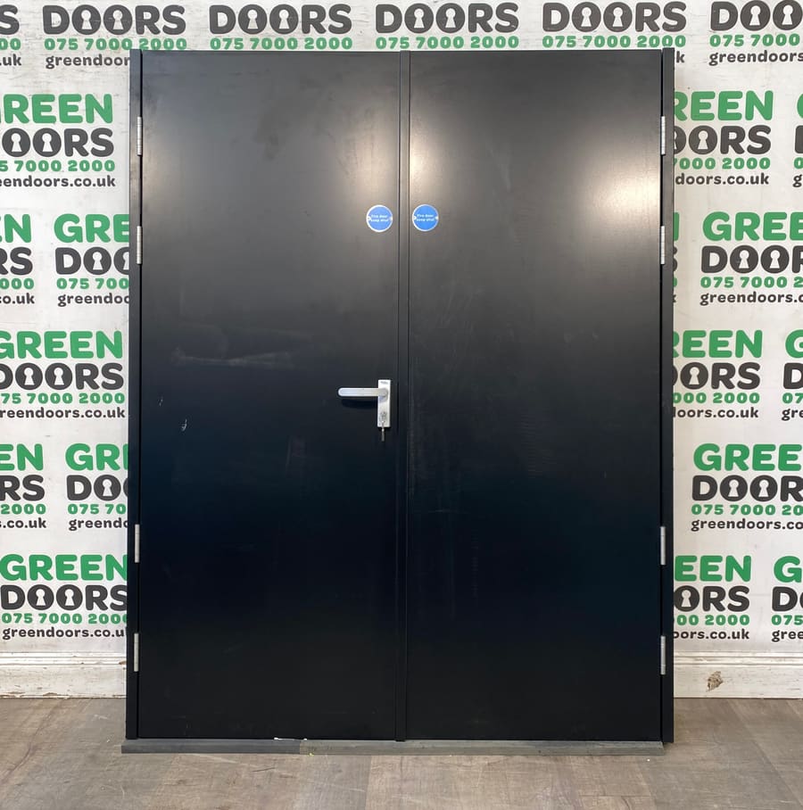 Black Steel Back door