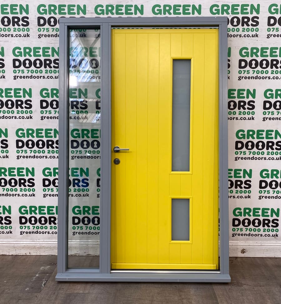 Grey Wooden Front door